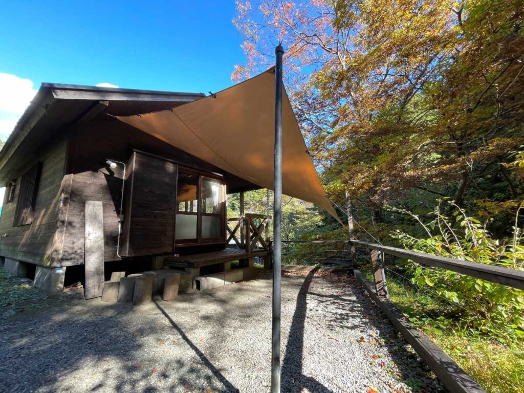 コテージNo.8バーベキュー・スペース