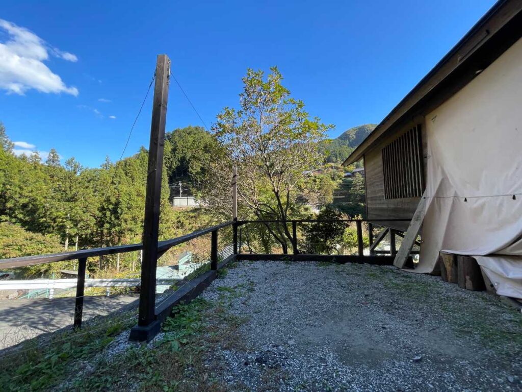 コテージNo.6バーベキュー・スペース