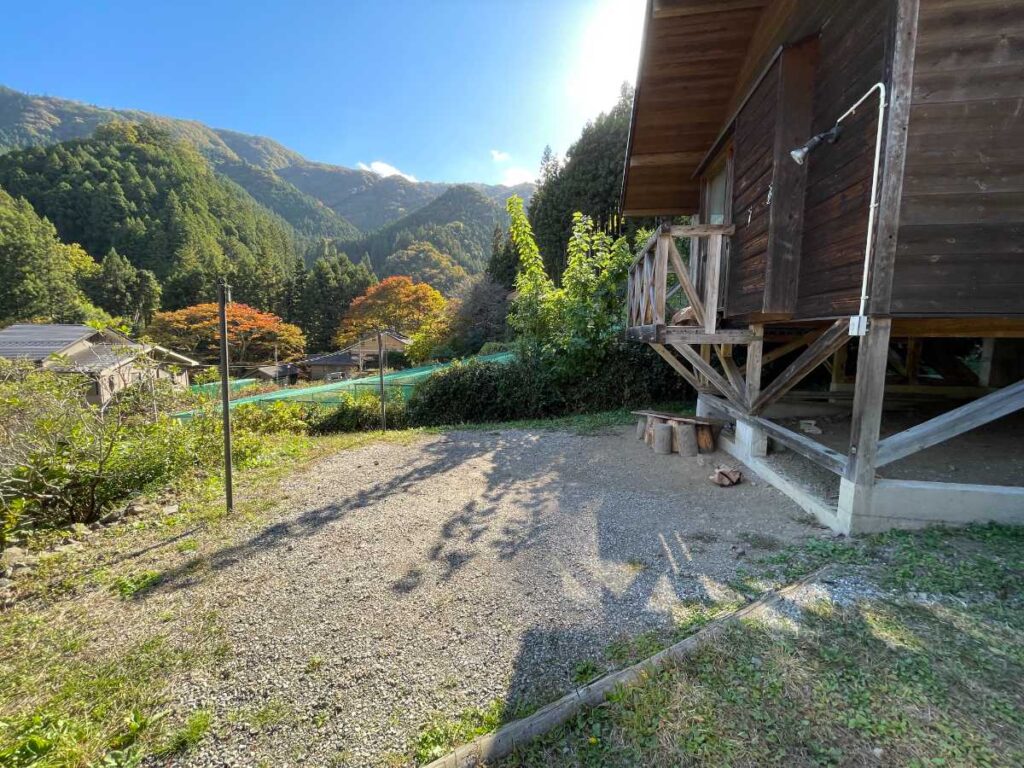 コテージNo.5バーベキュー・スペース